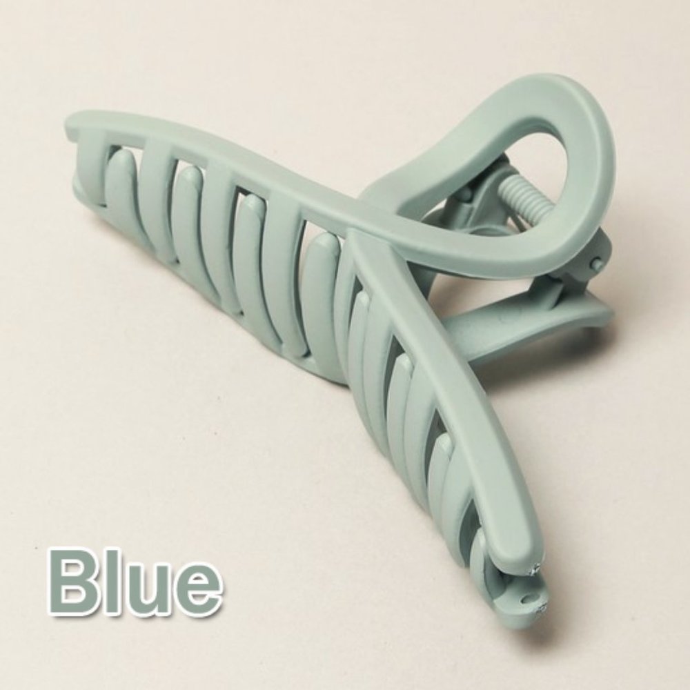 NEW Large Big Thick Hair Strong Modern French Twist Matte Hair Claw Clips - Picture 4 of 6